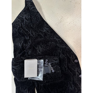 NWT $7250 TOM FORD Men Velvet Sport Coat Jacket Blazer Black 46 US/56 Eu Swit