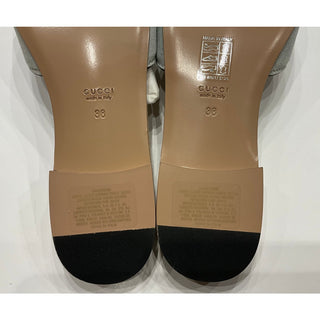 Gucci Interlocking G Green Leather Sandals 8 US (38 Euro) Italy 694451 NIB