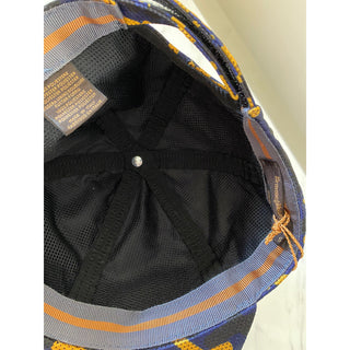 NWT Ermenegildo Zegna Couture Crest Embossed Baseball Hat Navy Size S Italy