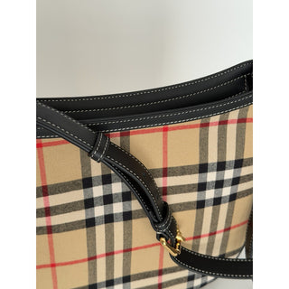 Burberry Zip Closure Archive Beige IP Check Satchel Bag 8111415 IT NWT $1450