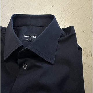 Giorgio Armani Men’s Dress Shirt Black Size 41/16 Italy