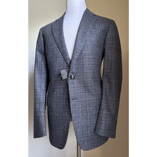 Giorgio Armani Men Sport Coat Glen Plaid Blazer Gray 42R US/52R Eu NWT $2695