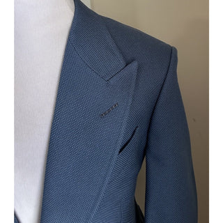 NWT $5890 TOM FORD Men Shelton Sport Coat Jacket Blazer Avian Blue 46R US/56R Eu