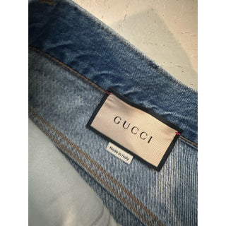 NWT $1100 Gucci Men Jeans Pants Blue Size 31 US 731507