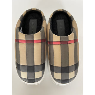 NIB Burberry Women's Archive Beige Mule Sneakers 9 US (39 Euro) 8046987 Italy