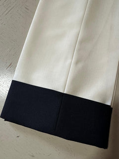 Gucci Men’s Panama Wool Mohair White Dress Pants 30 US (46 Eu) Italy 719376 NWT