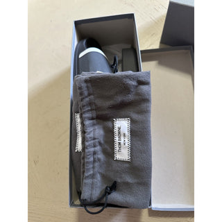 NIB Thom Browne Logo Slides Sandal Dark Gray Size 8 US/41 Eu Italy