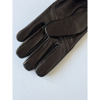 Versace Men’s Lamb Leather Gloves Black Size 9 Made in Italy 1017107 NWT