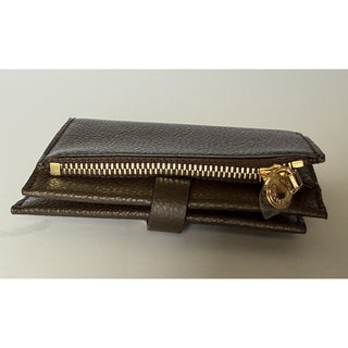 Burberry Edie Bifold Ebony Brown Wallet 8113144 Made in Italy NWT $595