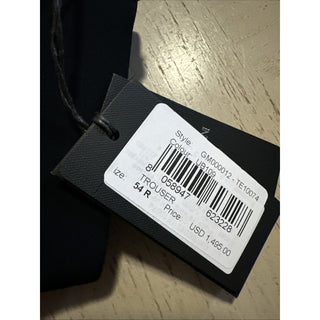 NWT $1495 Giorgio Armani Men Wool Dress Pants Navy 38 US/54 Eu