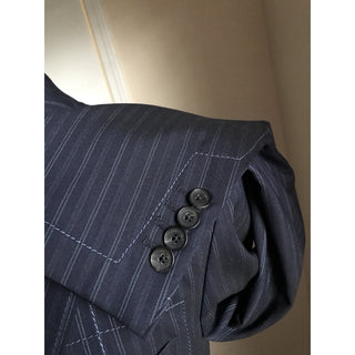 New $2100 Salvatore Ferragamo Sport Coat Blazer DK Blue 40R US ( 50R Eur ) Italy