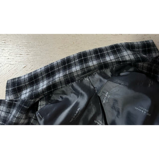 $8995 Kiton Cashmere Sport Coat Jacket Blazer Black/White 40S US/50S Eu