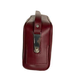 NWT $1020 Bottega Veneta Leather Bordeaux Small Toiletry Case Pouch 575557 Italy