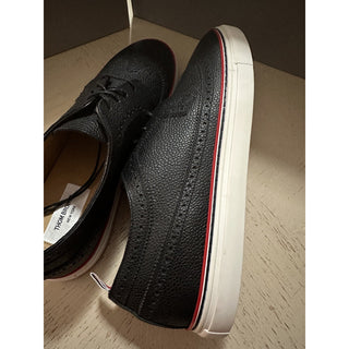 NIB Thom Browne Men Leather Wingtip Oxford Brogues Sneakers Black 12 US/45 EU
