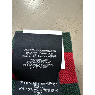NWT Gucci Socks White Green Red Size S Italy