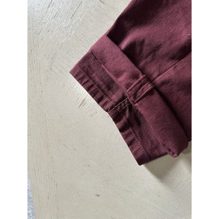 Brunello Cucinelli Men Traditional Fit Jeans Pants Burgundy 40 US/56 Eu New $750