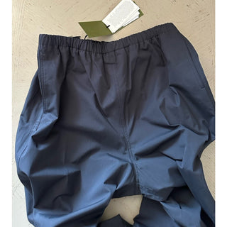 Gucci Men Drawstring Oversize Skater Heavy Cotton Pants Gray 36 US New $1350