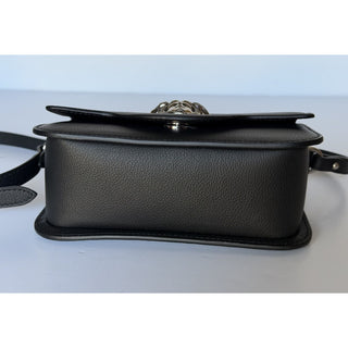 Versace Gold Medusa Head Leather Black Small Shoulder Bag 1008100 NWT $1750