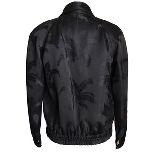 New $2690 Saint Laurent Zipped Raglan Jacket Coat Black 40 US ( 50 Eu ) Italy