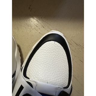 NIB $980 Fendi Men Forever Fendi Runner Sneakers Shoes White/Blue 9 US/42 Eu