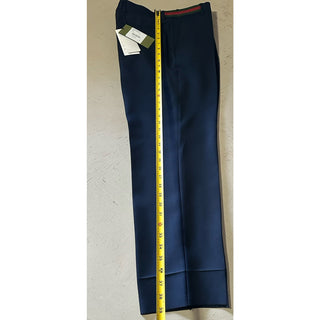 Gucci Men Dress Pants Navy 32 US/48 Eu New $1100