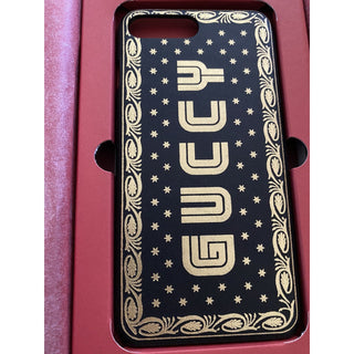 New $640 Gucci iPhone 7 Plus/8 Plus Case Gucci Monogram Black Italy