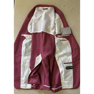 NWT $5890 TOM FORD Men Shelton Sport Coat Jacket Blazer Rose Pink 44R US/54R Eu