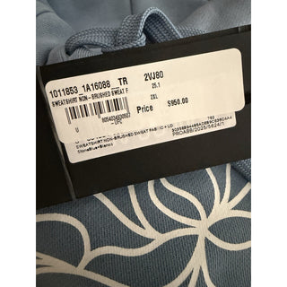 Versace Medusa Print Bluw Cotton Sweatshirt with Hoodie 2XL 1011853 NWT $950