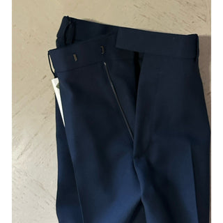 Gucci Men Dress Pants Navy 32 US/48 Eu New $1100
