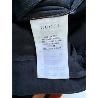 Gucci Women’s Tailored Trousers Black Pink Red Stripe Pants 4 US (40 IT)