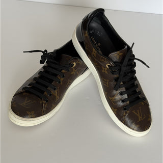 Louis Vuitton Women’s Monogram Frontrow Brown Sneakers Size 8.5 US (38.5 Eu) IT
