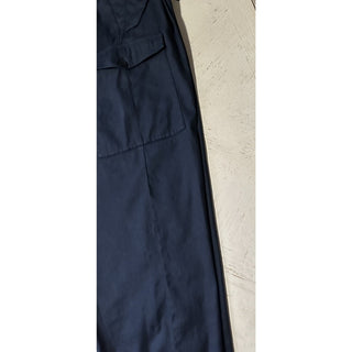 NWT $875 Giorgio Armani Men Linen/Cotton Jogging Cargo Pants Navy 36 US/52 Eu
