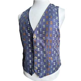 New $1495 Giorgio Armani Men Gilet Vest Blue 40 US ( 50 Eu ) Italy