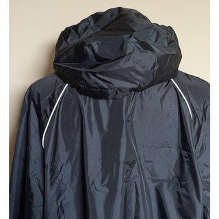 Gucci Men’s Nylon Satin Hooded Windbreaker Jacket Black 46 US (56) 68937 IT NWT