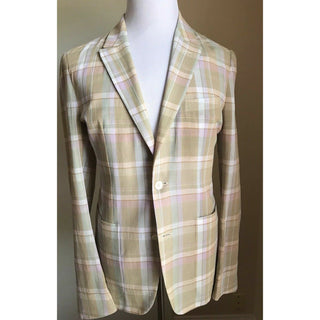 Ermenegildo Zegna Couture Sport Coat Blazer Multi-Color 42 US ( 52 Eu) New $2795