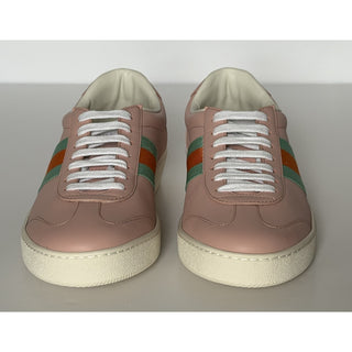 Gucci G74 Women’s Web Low-Top Sneakers in Perfect Pink 7 US (37 Euro) 858533 NIB
