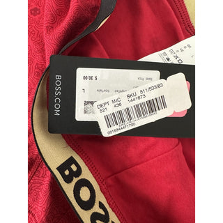 BOSS Hugo Boss Briefs Underwear L Logo Red NWT $30