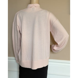 Burberry Moira Cashmere Turtleneck Sweater Soft Pink Small 8091231 NWT $1250