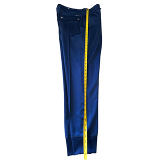 New $1690 TOM FORD Men Drawstring Track Pants Blue Size 50 Eu/34 US Italy
