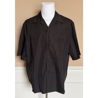 Versace Medusa Chains Short Sleeve Shirt Black 54 Eu (2XL) 1018843 IT NWT $1475