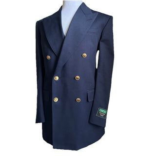 Gucci Men Double Breasted Jacket Blazer Caspian/Blue 44 US/54 Eu New $4100