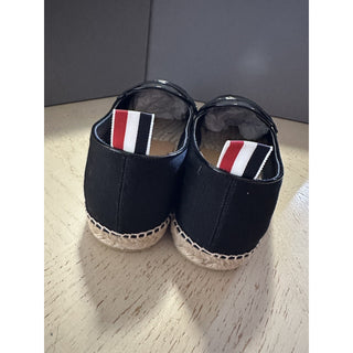 NIB Thom Browne Men Penny Espadrille Loafers Shoes Black 9 US/42 EU Spain