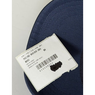 Gucci Emroidered Baseball Cap Hat Cotton Blue M (58 cm) Italy 792782 IT NWT