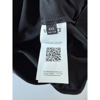 Versace Chain Medusa Logo Black Polyester Jacket 4XL Black 1023098 NWT $1400