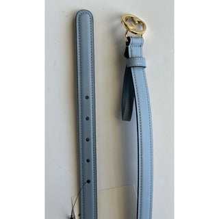 Gucci Women's Cloudy Blue Calf Leather Belt  110/44 Italy 723073 NWT