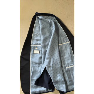 NWT $4800 Gucci Men’s Tuxedo Suit Blue Size 46R US/56R Eu Italy