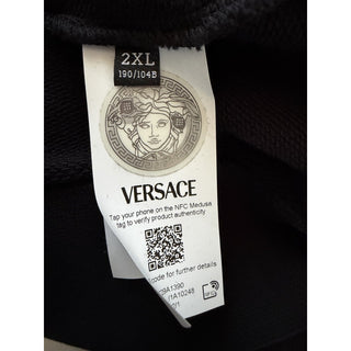 Versace Medusa Logo Hoodie Black Gold Men 2XL 1011853 1A14057 NWT $1050