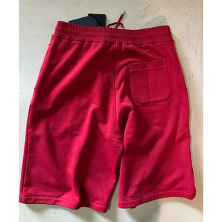 NWT $795 Balmain Men Sunset Drawstring Bermuda Shorts Red Size M Italy