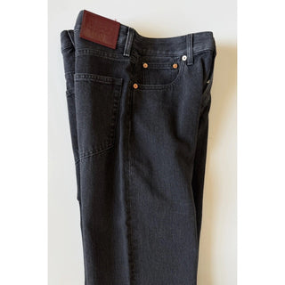 Gucci Women’s Dark Grey Denim Straight Leg Jeans Pants Size 26 Italy 788822 NWT