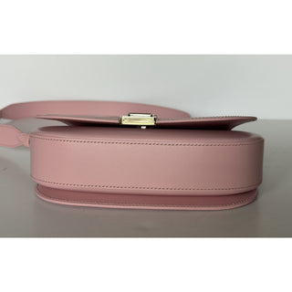 Versace La Greca Leather Light Pink Medium Shoulder Bag 1023417 Italy NWT $2775